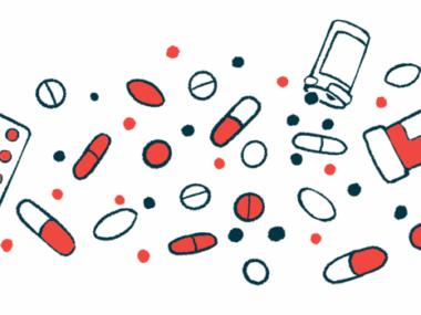 An illustration of pills, tablets, and capsules.