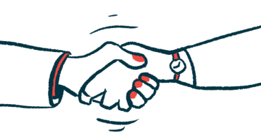 Two hands meeting in a handshake are highlighted in this illustration.