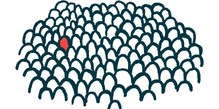 RaDaR | rare disease registry | Illustration of a lone rare person in a crowd