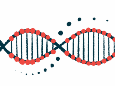 This is an illustration of a DNA strand.