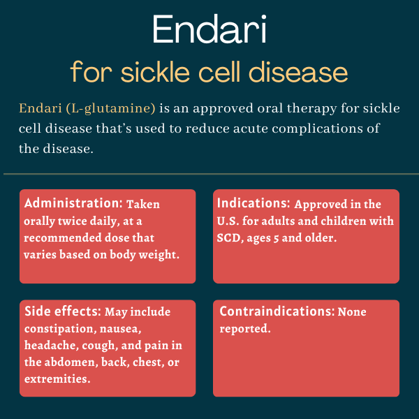 Endari for sickle cell disease