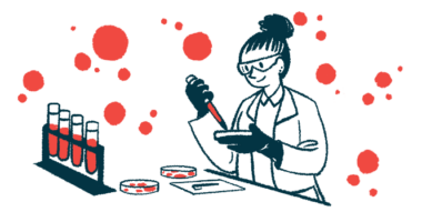 Illustration of a scientist in a lab.