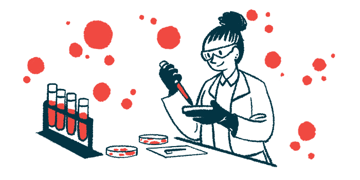 Illustration of a scientist in a lab.