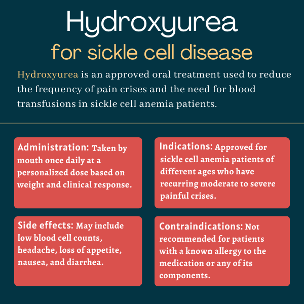 Hydroxyurea for sickle cell disease