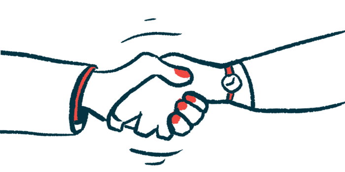 An illustration shows a handshake.