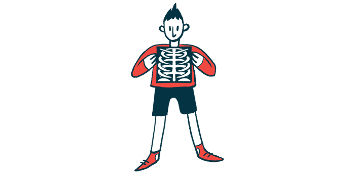 A person is shown being X-rayed.